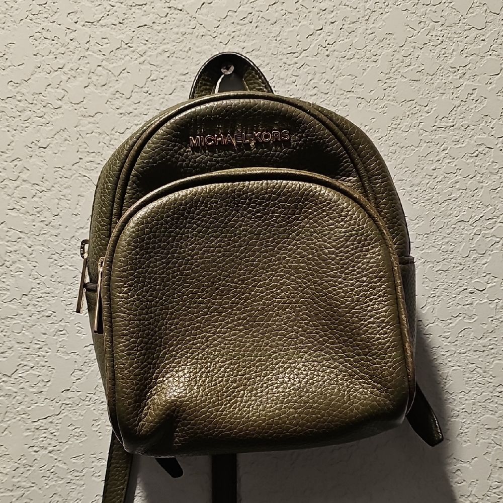 Michael Kors Green Pebbled Mini Bag